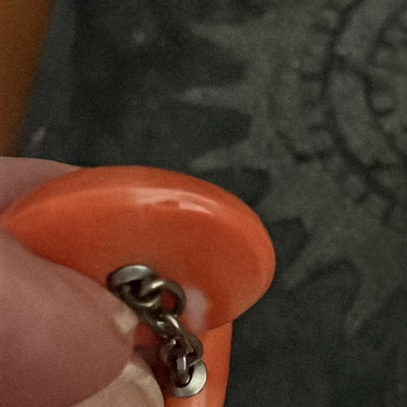 Vintage Coral cufflinks 50s - Picture 3 of 3